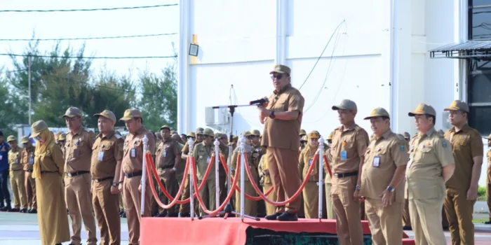 Bupati Takalar Pimpin Apel Gabungan, Tekankan Kedisiplinan ASN