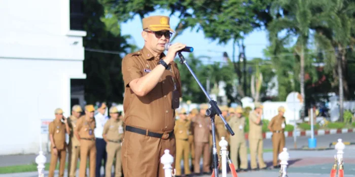 Apel Gabungan Pemkab Takalar, Plt. Inspektur Minta Seluruh OPD Siapkan Diri Hadapi Pemeriksaan