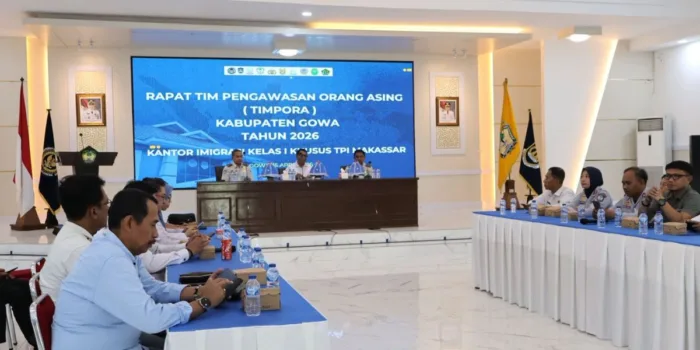 Imigrasi Makassar Gelar Rapat TIMPORA di Gowa, Perketat WNA