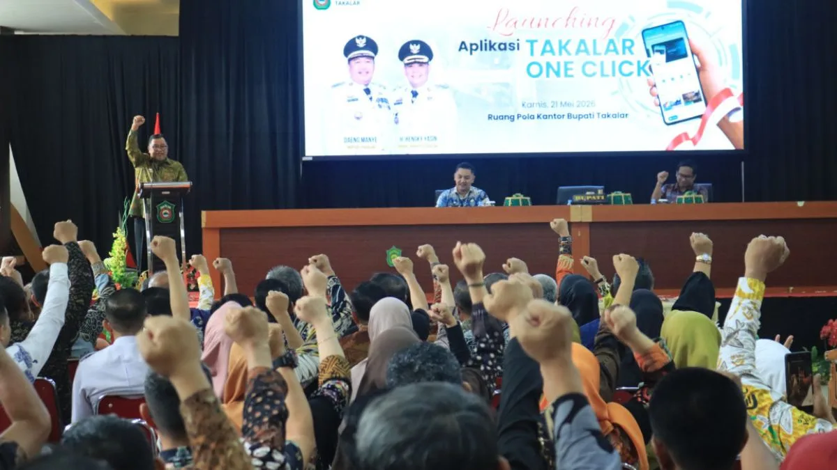 Bupati Takalar Launching Aplikasi Takalar One Click