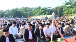Bupati dan Wabup Salat Iduladha Bersama Ribuan Masyarakat Takalar
