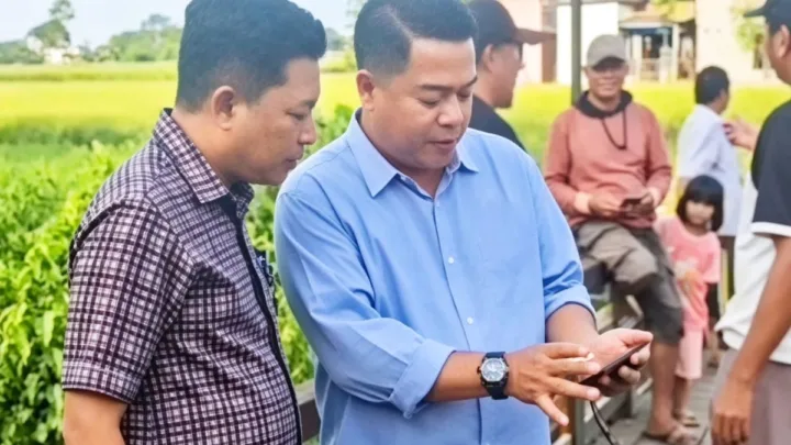 Ketua DPRD Takalar Tinjau Lokasi Pembangunan Jembatan Balla' Barakkaka