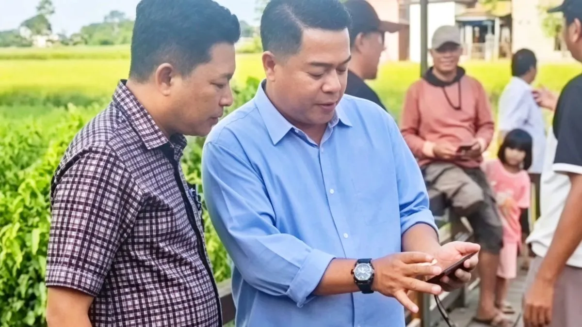 Ketua DPRD Takalar Tinjau Lokasi Pembangunan Jembatan Balla' Barakkaka