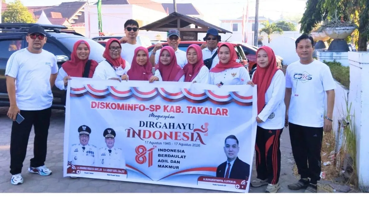 Ikuti Jalan Santai HUT Ke-81 RI, Diskominfo-SP Takalar Perkuat Soliditas Ikuti Jalan Santai HUT Ke-81 RI, Diskominfo-SP Takalar Perkuat Soliditas