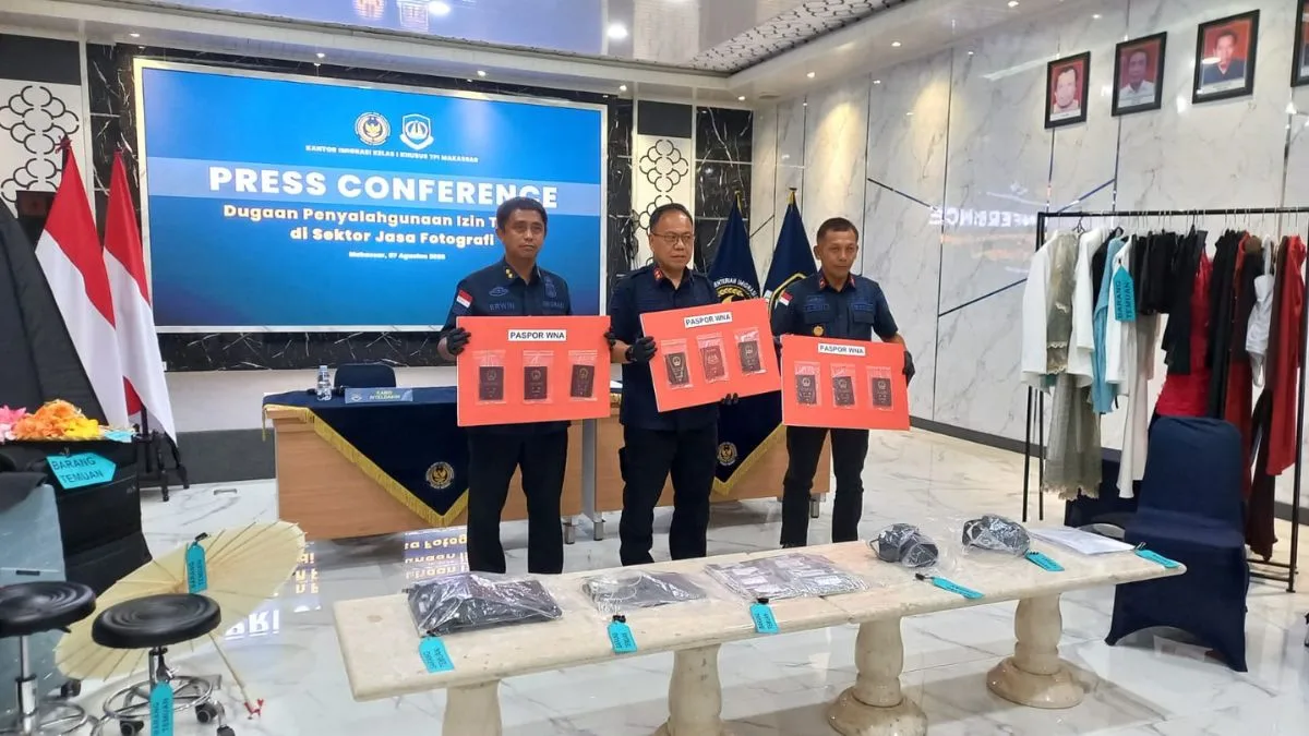 Jalankan Usaha Fotografi, 9 WNA Diamankan Imigrasi Makassar