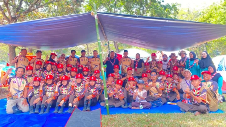 Pastikan Logistik Aman, Bupati Takalar Sambangi Tenda Kontingen Jamnas XII di Cibubur