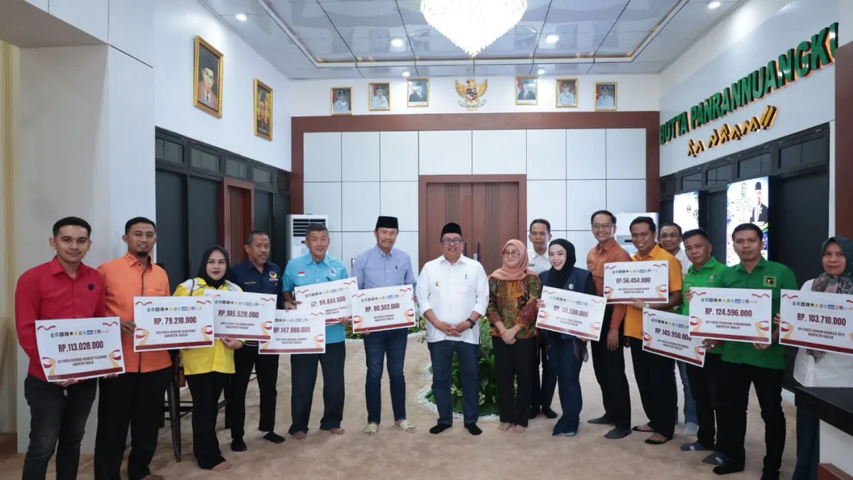 Bantuan Keuangan Parpol Tahun 2026 Senilai Rp1,1 Miliar, Bupati Daeng Manye Tekankan Sinergitas Bantuan Keuangan Parpol Tahun 2026 Senilai Rp1,1 Miliar, Bupati Daeng Manye Tekankan Sinergitas