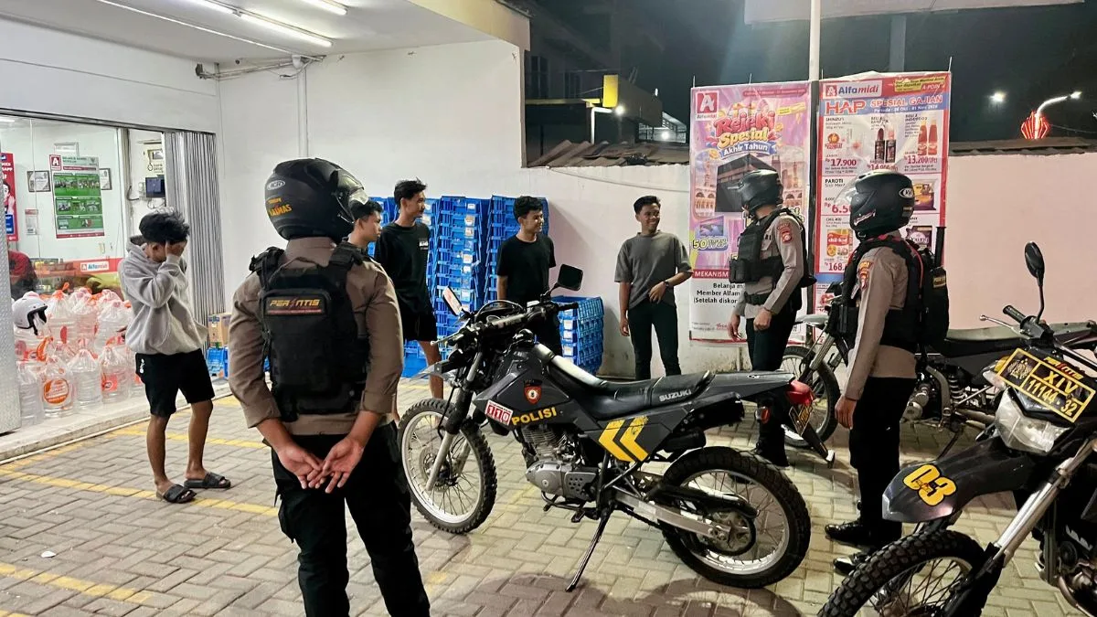 Antisipasi Begal dan Sajam, Tim Perintis Pallawa Polres Takalar Sisir Jalan Jenderal Sudirman