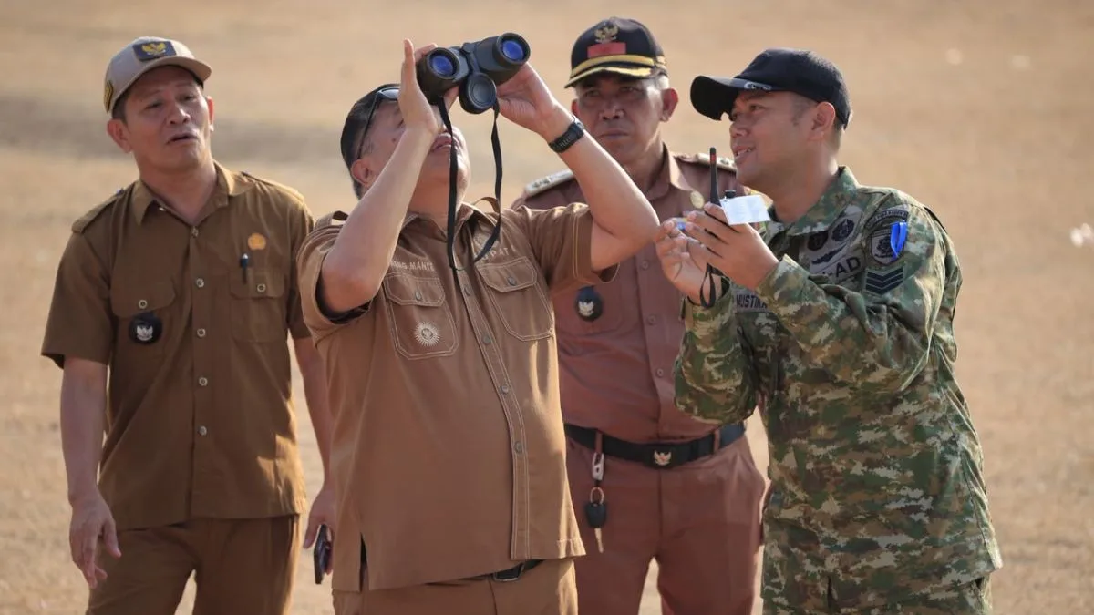 Bupati Takalar Hadiri Latihan Free Fall Kostrad di Polut, Tegaskan Sinergi Pemkab–TNI