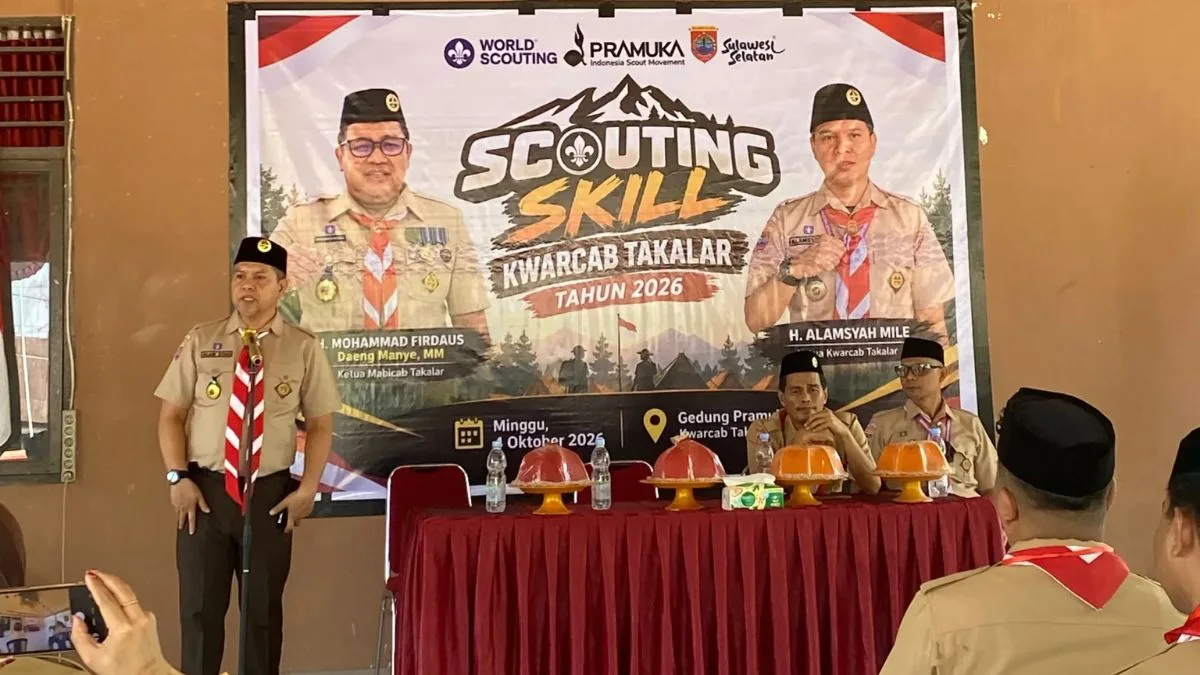 Samakan Standar Pioneering hingga Menaksir, Kwarcab Takalar Latih 50 Pembina Pramuka