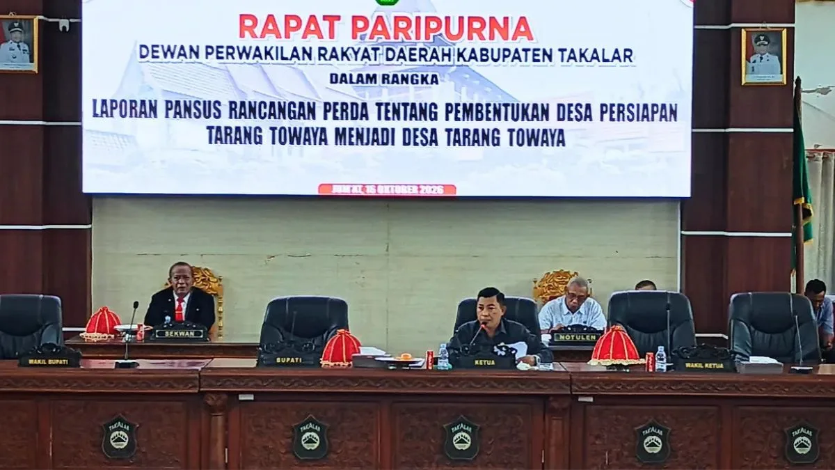 Seluruh Fraksi DPRD Takalar Setujui Ranperda Pembentukan Desa Tarang Towaya Jadi Definitif